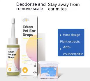 Dog Ear Drop Ear Mite Removal Pet Ear Wash Liquid