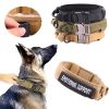 Pet Collar For Dog & Cat; Adjustable Nylon Outdoor Dog Collars For Medium Large Dogs; Dog Collar